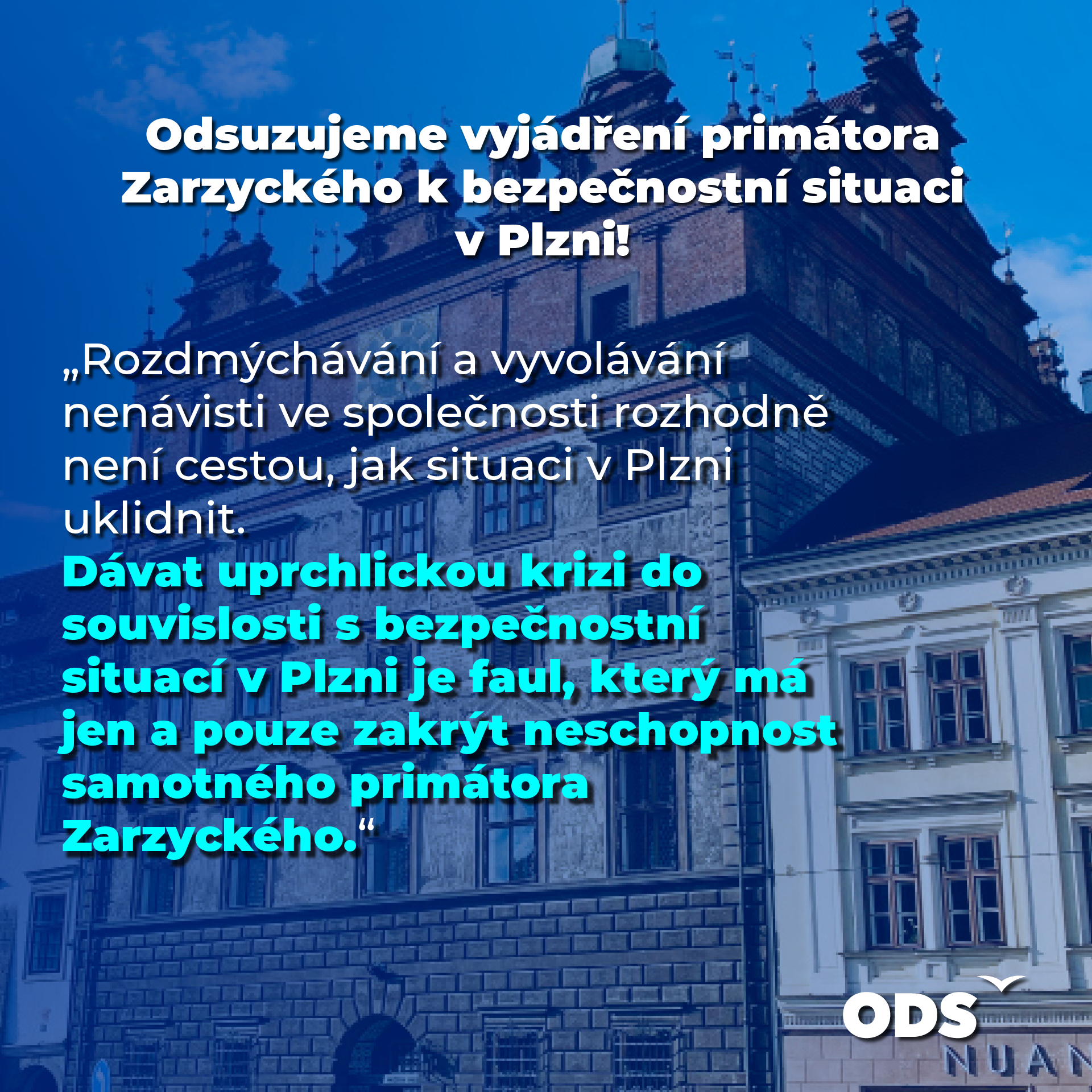 ODS post 2023 pro plzen bezp