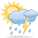 Slunečno, odpoledne bouřky. Teploty 17/31 °C.