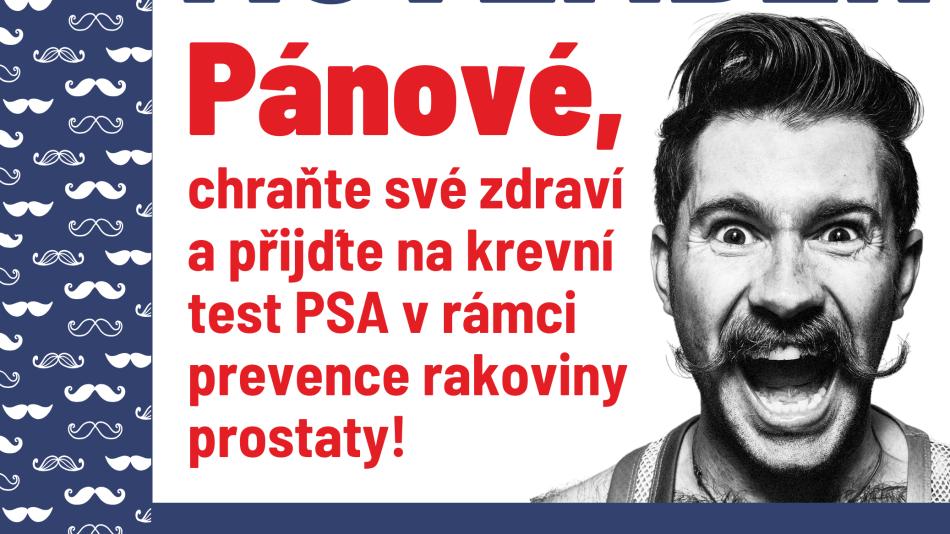 Movember je tady. Pánové, nepodceňte prevenci!