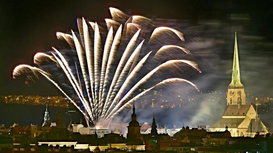 Plzeň přivítá nový rok tichým ohňostrojem. Akce v centru omezí dopravu i parkování