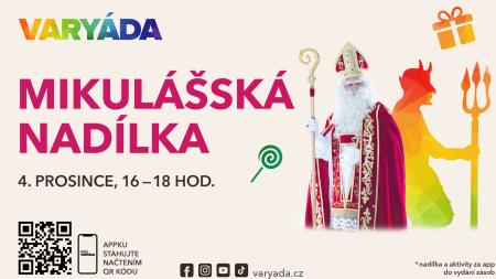 Mikulášská nadílka se uskuteční 4. prosince ve Varyádě