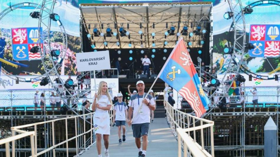 Výprava z Karlovarského kraje vybojovala na letní Olympiádě dětí a mládeže první medaile