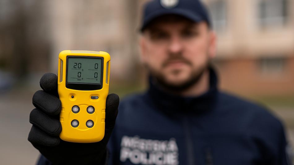 Strážníci v Chodově mají nový detektor plynů, zvýší bezpečnost při zásazích