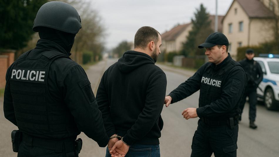 Střelba z plynové pistole v Rokycanech. Policisté zadrželi podezřelého muže