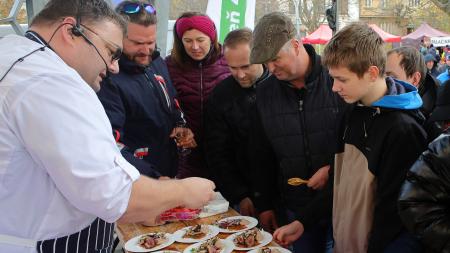 Svatomartinská husa provoní Habrmannův park na Doubravce