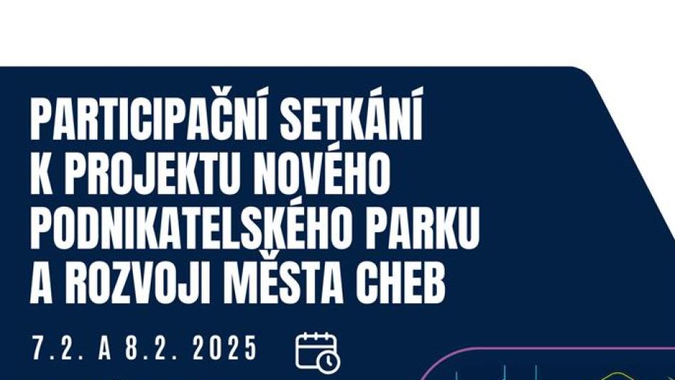 Zajímá vás rozvoj Chebu a projekt nový podnikatelský park? Přijďte na workshop