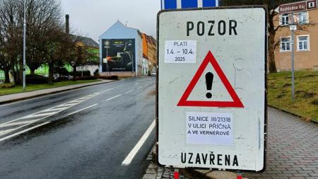 Během dubna budou v Aši dvě uzavírky: Řidiči musí počítat s komplikacemi