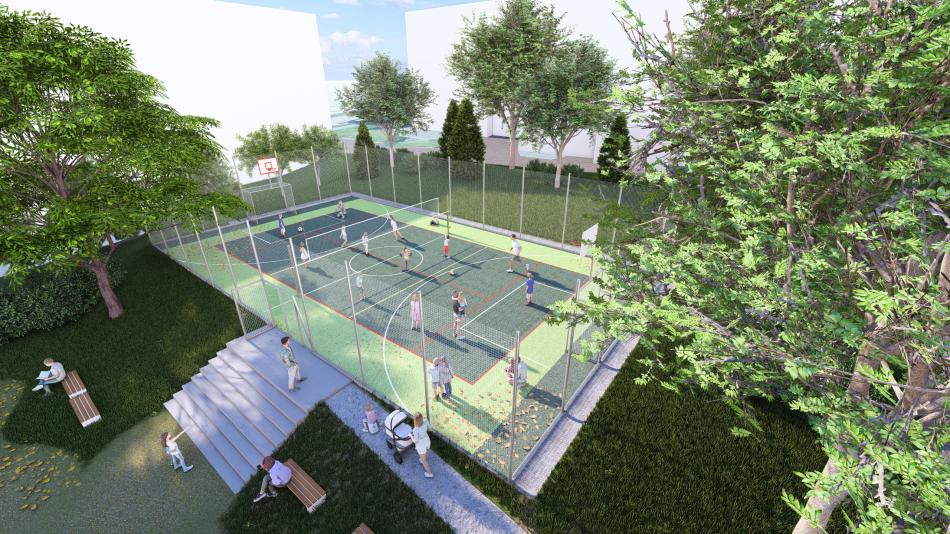 Na Doubravce budou mít nové multifunkční hřiště, přáli si ho obyvatelé