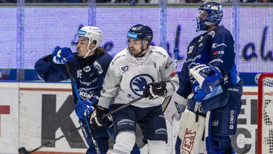 Hokejisté Plzně se doma dočkali výhry. V nájezdech udolali Kometu