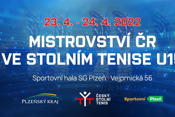 Plzeň bude hostit republikové mistrovství mládeže ve stolním tenise