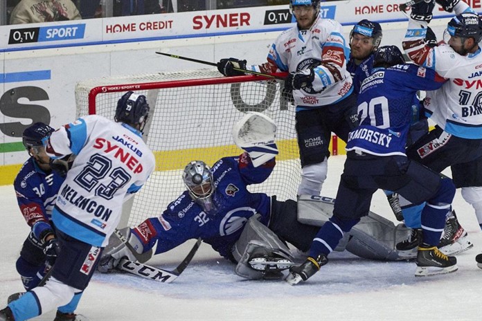 Hokejisté Plzně ztratili zápas s Libercem v posledních minutách