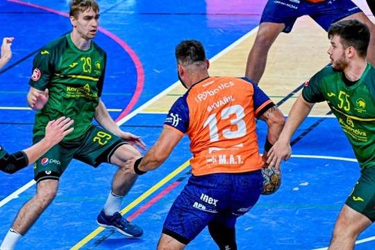 Plzeňští házenkáři v brněnských Maloměřicích po rozpačité první půli nezaváhali