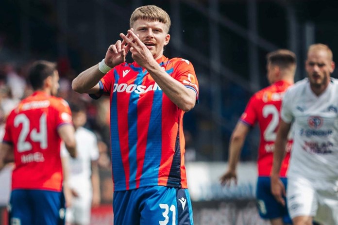 Šulc hattrickem sestřelil Slovácko a opanuje čelo tabulky střelců