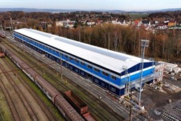České dráhy dokončují moderní halu v Chebu za 755 milionů