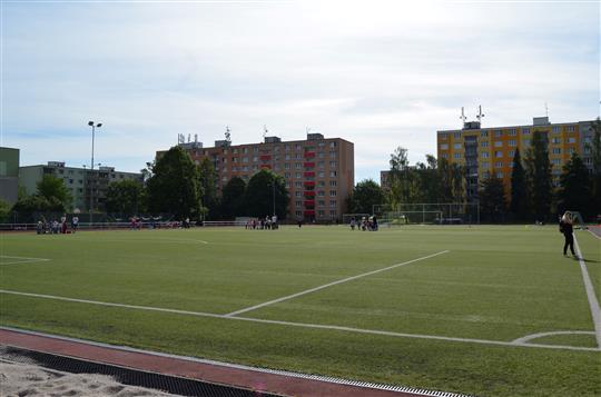Začíná rekonstrukce sportovního areálu Jižní v Rokycanech. Práce potrvají do konce května roku 2026