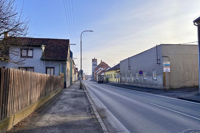 Nádražní ulice v Horšovském Týně