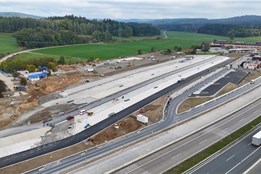 Skončila první polovina rekonstrukce modernizované rozvadovské odpočívky