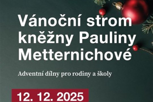 Plasy chystají Vánoční strom kněžny Pauliny Metternichové i slavnostní příjezd rodiny